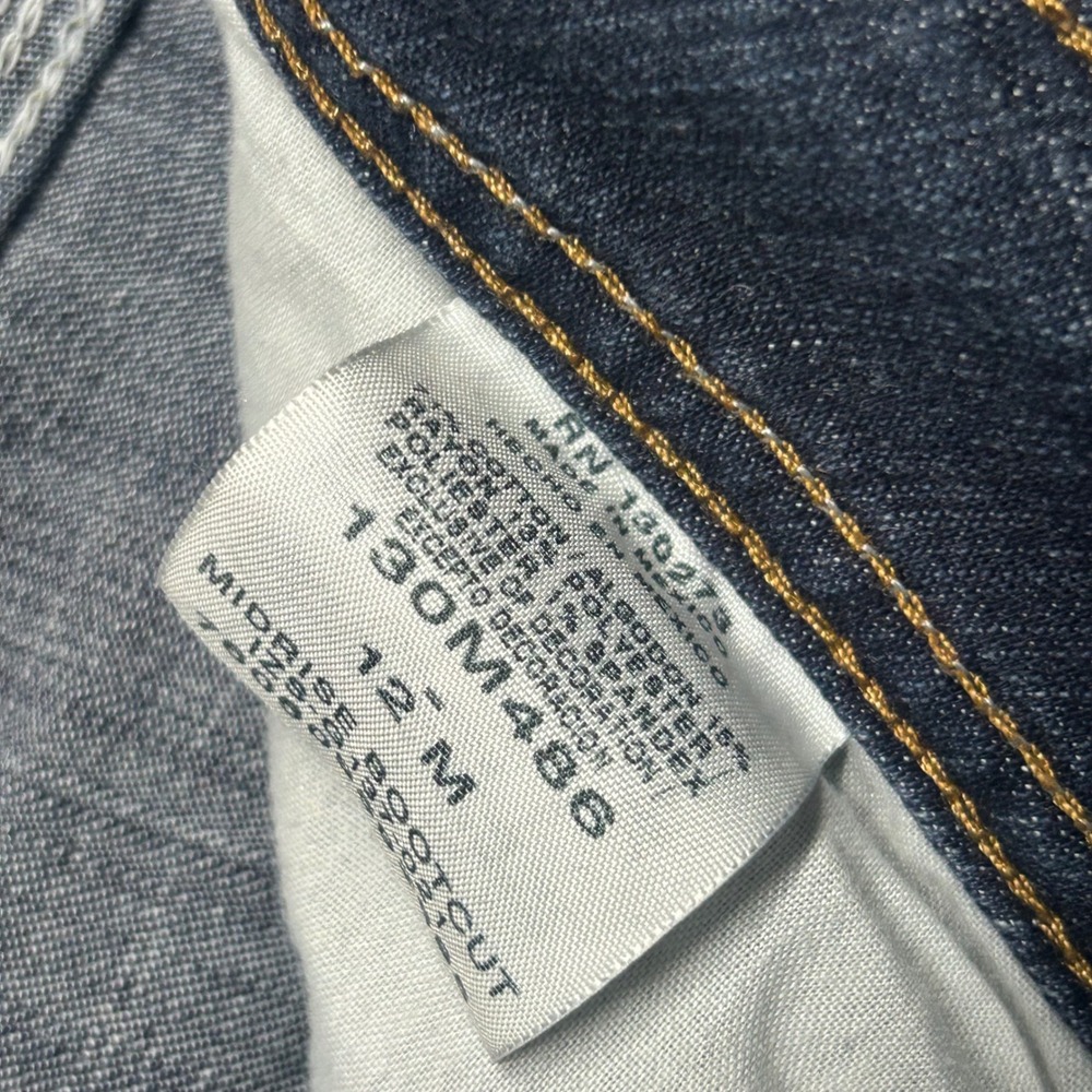 Riders by Lee Bootcut Jeans Dark Wash Women Size 12M Mid Rise Stretch Denim - Picture 3 of 10
